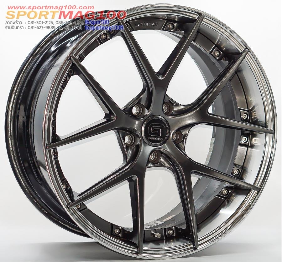 ล้อมือสองแท้สองชิ้น G-Forged GF08 F8.5 ,R10-20นิ้ว 5รู114.3 สี HyperDark