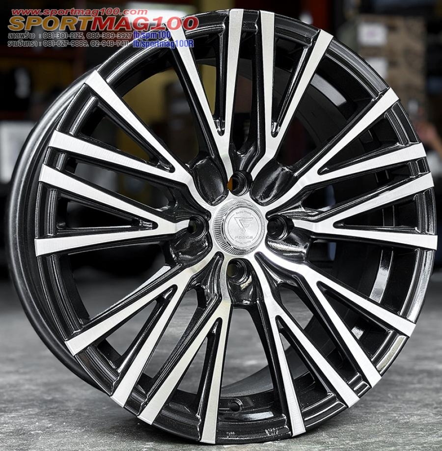 ล้อแม็กมือสอง Cosmis Forged Voyage ขอบ 17 กว้าง 7.5นิ้ว 4รู100 Offset42 สีดำหน้าเงา(ลาดพร้าว)