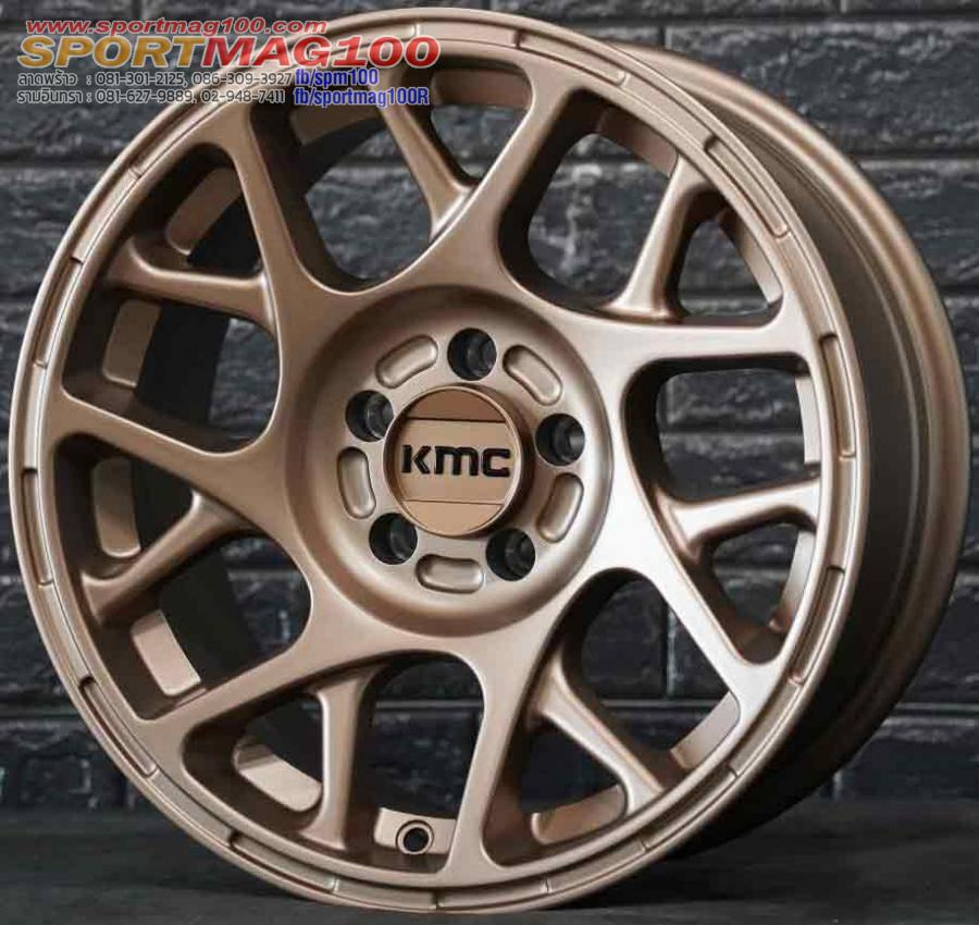 ล้อแม็ก USA KMC KM708 5รู100 ET10 สีทองแดง กว้าง7 ขอบ15นิ้ว