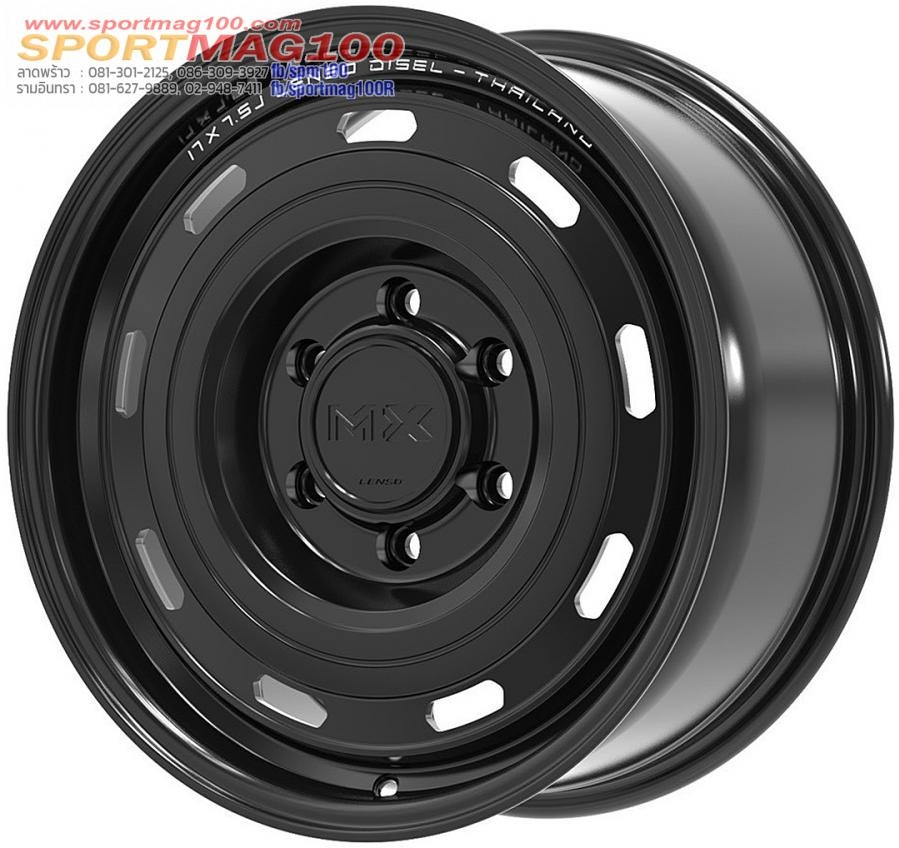 ล้อแม็ก Lenso MX DUTY LITETECH+ FlowForming ขอบ17นิ้ว กว้าง8.5นิ้ว 6รู139.7 Offset20 สีดำเงา