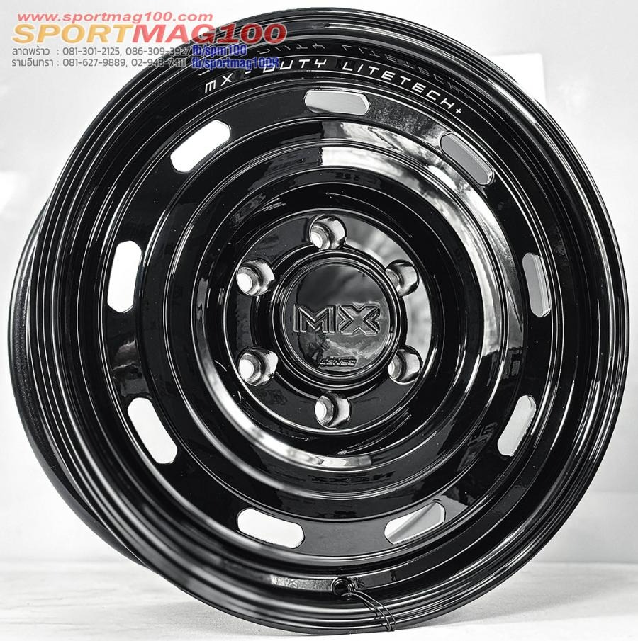 ล้อแม็ก Lenso MX DUTY LITETECH+ FlowForming ขอบ17นิ้ว กว้าง8.5นิ้ว 6รู139.7 Offset20 สีดำเงา