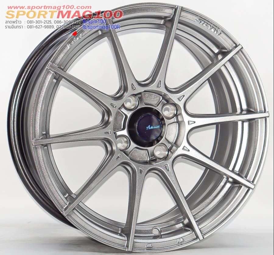 ล้อแม็กใหม่ Advanti N719DA ขอบ15นิ้ว กว้าง7นิ้ว 4รู100 Offset35 สีสปาร์คกิ้งไฮเปอร์ดาร์ค  