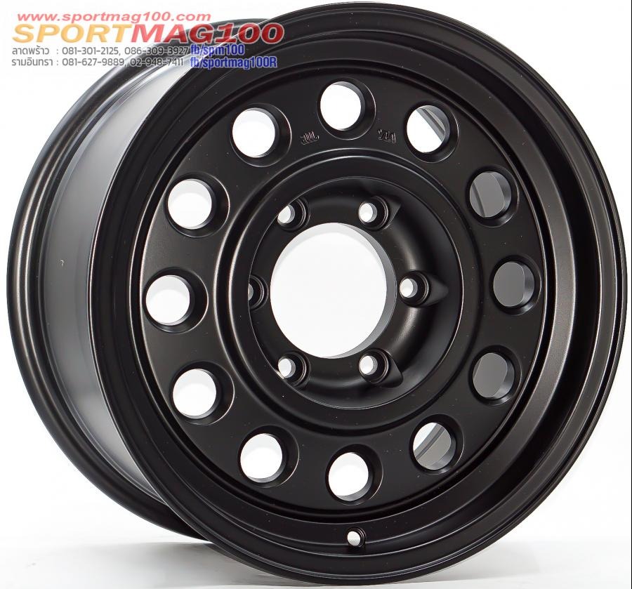 ล้อทรงลุง JAOS 6รู139.7 ET20 สีดำ กว้าง7.5นิ้ว ขอบ15นิ้ว