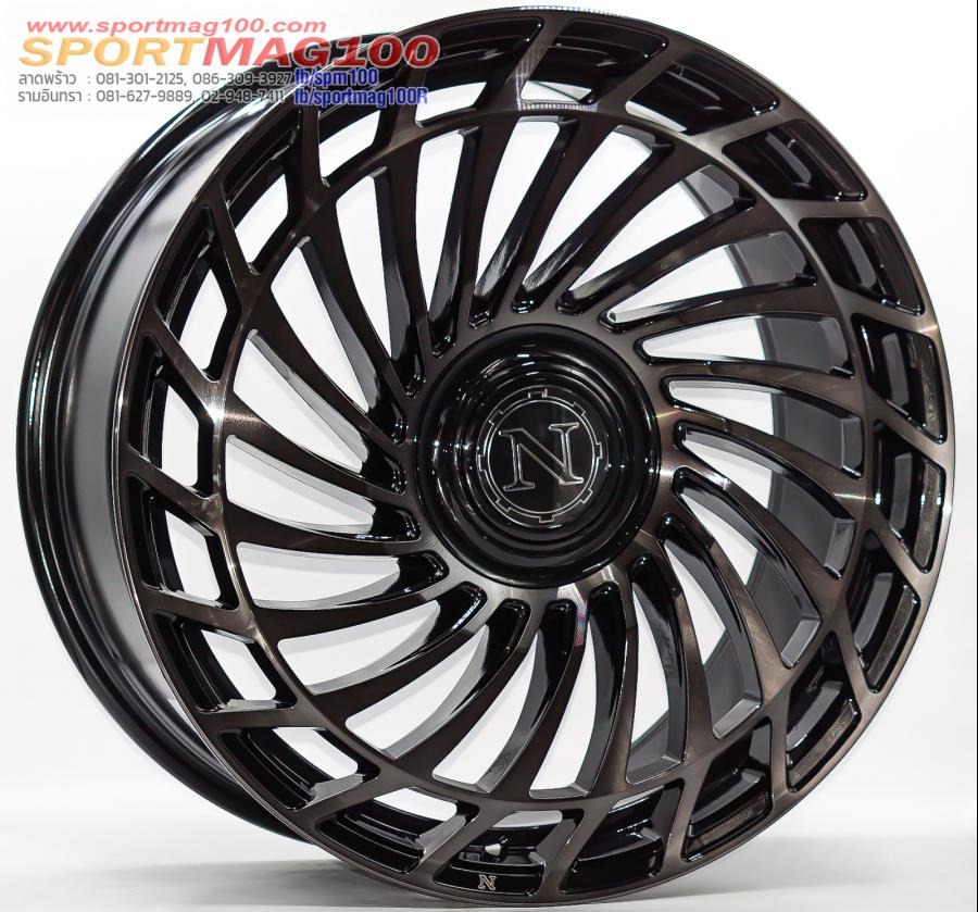 ล้อแม็กใหม่ Naya CL-200 ขอบ20นิ้ว กว้าง8.5นิ้ว 5รู108/113 Offset35 สีดำหน้าแล็คดำ