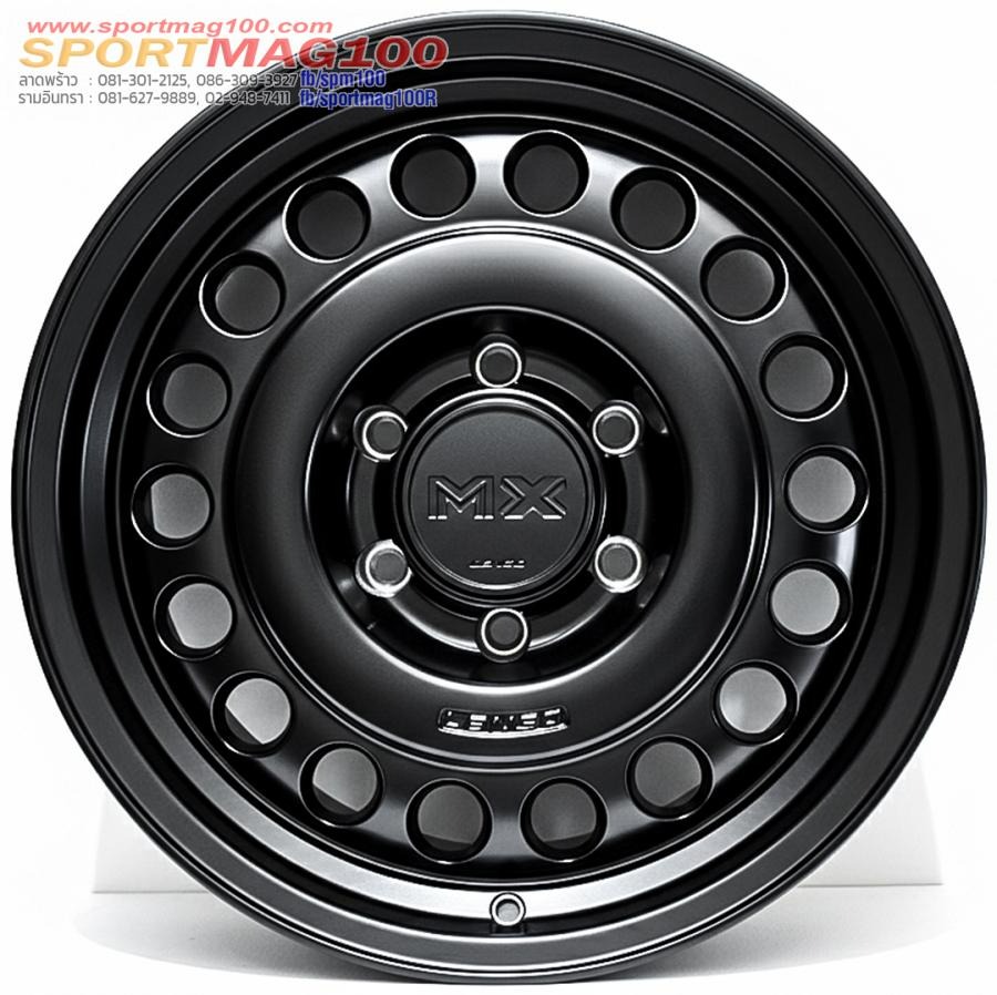 ล้อแม็ก Lenso MX JUNGLE ขอบ18นิ้ว กว้าง9นิ้ว 6รู139.7 Offset20 สีดำด้าน