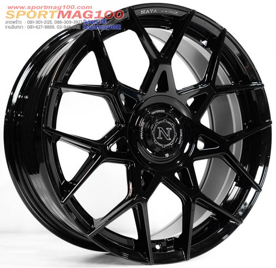 ล้อแม็ก Naya CL-107 ขอบ18นิ้ว กว้าง8.5นิ้ว 5รู112/114.3/100 Offset35 สีดำเงา