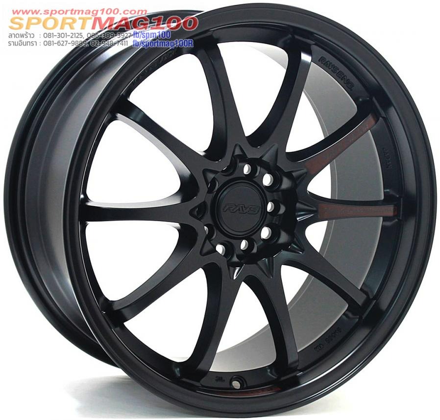ล้อแม็ก TK CE28 ขอบ17นิ้ว กว้าง8.5นิ้ว 5รู100/114.3 Offset35 สีดำด้าน