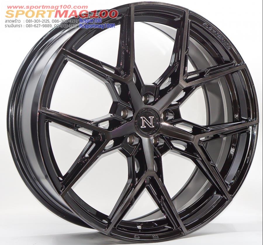 ล้อแม็กใหม่ Naya Alpha S4 ขอบ18นิ้ว กว้าง8.5นิ้ว 5รู120 Offset35 สีดำหน้าแล็คดำ