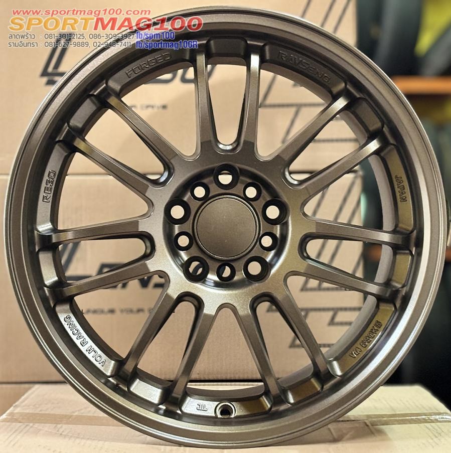 ล้อแม็กมือสอง RE30 ขอบ17นิ้ว กว้าง8.5นิ้ว 5รู114.3 Offset35 สีทอง(ลาดพร้าว)