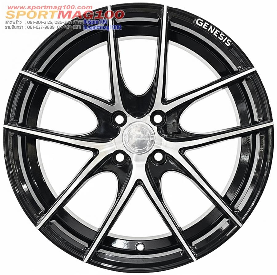 ล้อแม็ก SSW GS806 TARGA ขอบ17นิ้ว กว้าง8นิ้ว 4รู100 Offset40 สีดำหน้าเงา