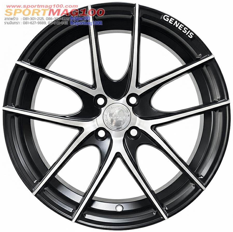 ล้อแม็ก SSW GS806 TARGA ขอบ17นิ้ว กว้าง8นิ้ว 4รู100 Offset40 สีดำด้านเคลือบด้าน