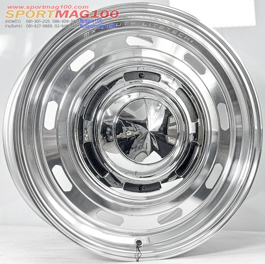 ล้อแม็ก Lenso MX DUTY Cap Dean LITETECH+ FlowForming ขอบ17นิ้ว กว้าง 8.5นิ้ว 6รู139.7 Offset27 สีSilverMirror