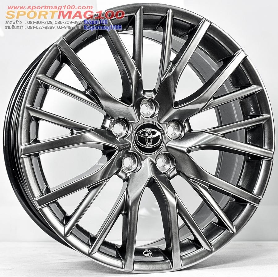 ล้อแม็ก TOYOTA  LEXUS ขอบ18นิ้ว กว้าง8นิ้ว 5รู114.3 Offset40 สีไฮเปอร์แบล็ค