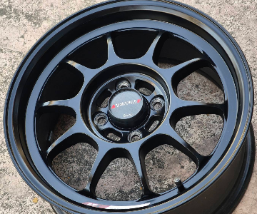 ล้อแม็กพรีเมียม Flowforming Lenso Venom Zero 4รู100 ET35 ดำด้าน กว้าง7 ขอบ15นิ้ว(รามอินทรา)