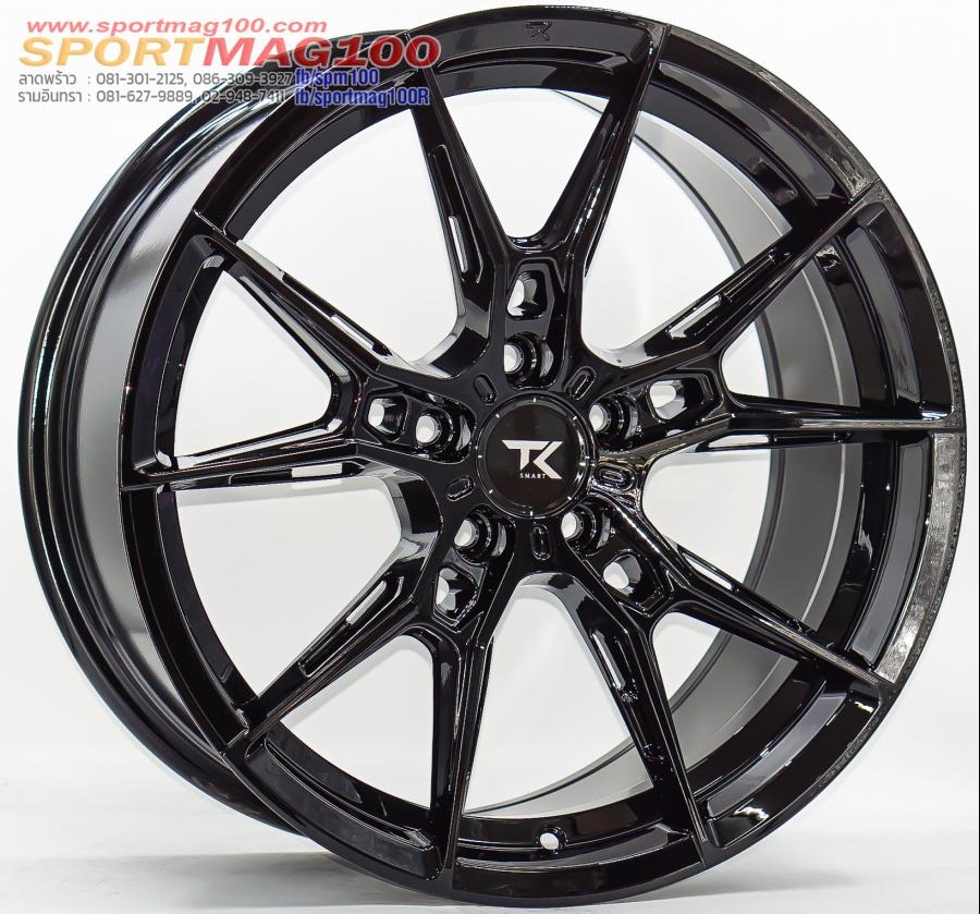 ล้อแม็ก TK Centaur ขนาด18นิ้ว กว้าง8.5 5รู108 Offset35 สีดำเงา