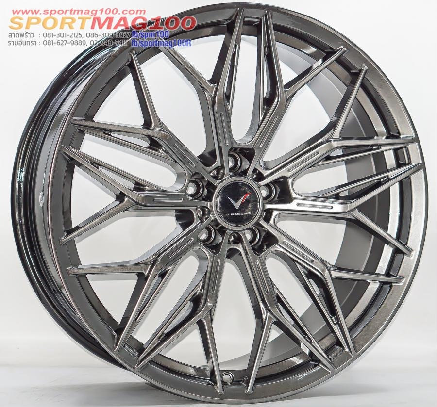 ล้อแม็กใหม่ HR645 ขนาด19นิ้ว กว้าง8.5นิ้ว 5รู108 Offset35 สีไฮเปอร์แบล็ค