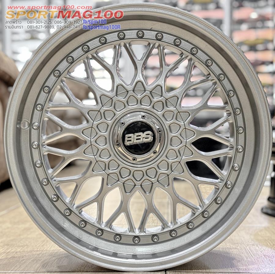 ล้อแม็กมือสอง Lenso BSX ขอบ17นิ้ว กว้าง7.5นิ้ว 4รู100/108 Offset35 สีซิลเวอร์(ลาดพร้าว)