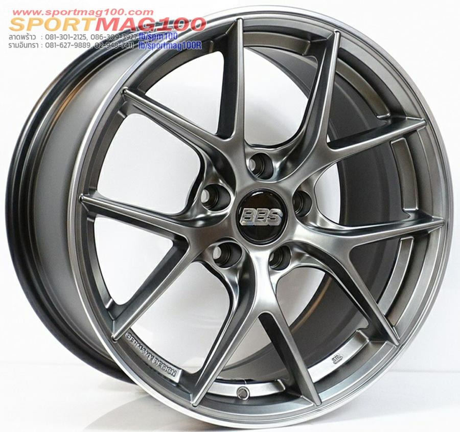 ล้อแม็กใหม่เบา Flowforming CIR ขอบ17นิ้ว กว้าง8.5นิ้ว 5รู112/114.3 Offset35 สีไฮเปอร์แบล็คแมท