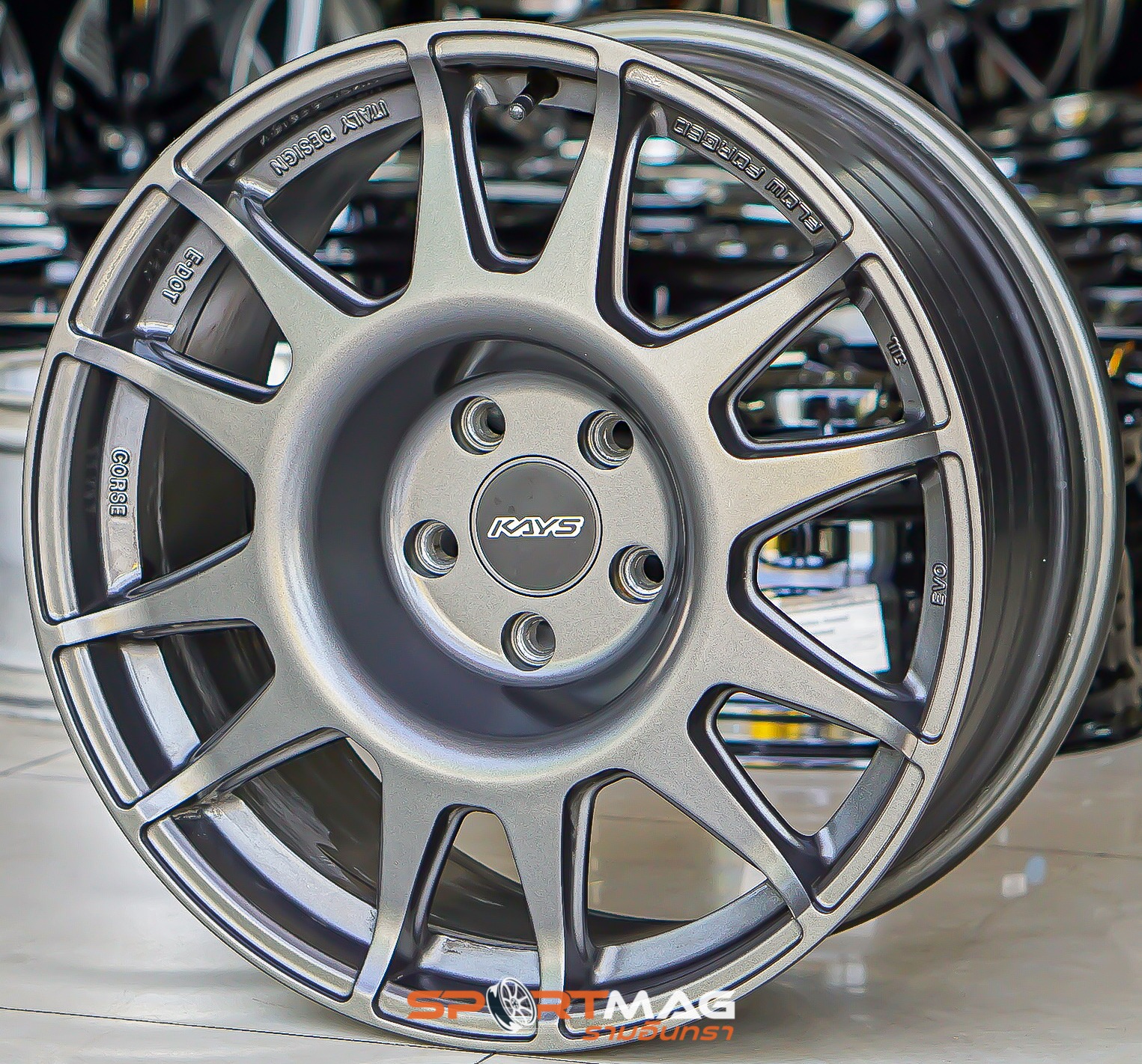 ล้อแม็กFlowforming EvoCross 5รู114 ET25 กันด้าน กว้าง8.5 ขอบ18นิ้ว(รามอินทรา)