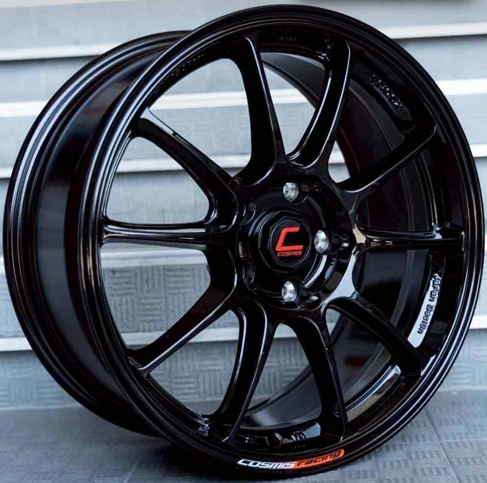 ล้อแม็ก Cosmis TC105X 5รู114 ET35 สีดำ กว้าง6.5 ขอบ15นิ้ว 