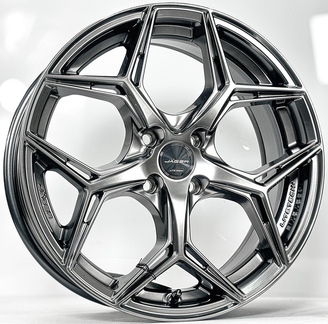 ล้อแม็ก Lenso Jager Blaze Litetech Flowforming ขอบ17นิ้ว กว้าง7นิ้ว 4รู100 Offset35 สีไฮเปอร์แบล็ค