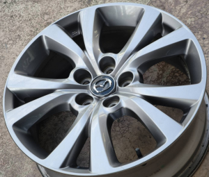 ล้อแม็กมือสอง Mazda Cx30 5รู114 บรอนซ์แพตตินั่ม กว้าง7 ขอบ18นิ้ว(รามอินทรา)