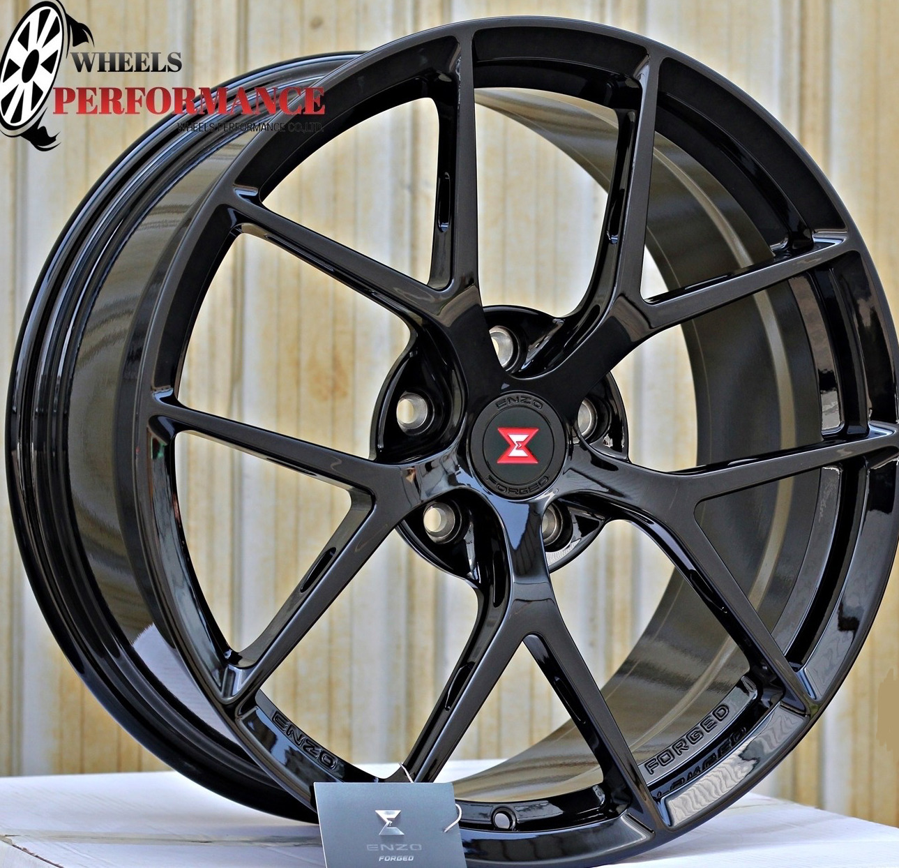 ล้อแม็ก Forged ENZO EZ07 5รู120 ET38 ดำแวว กว้าง9 ขอบ19นิ้ว 