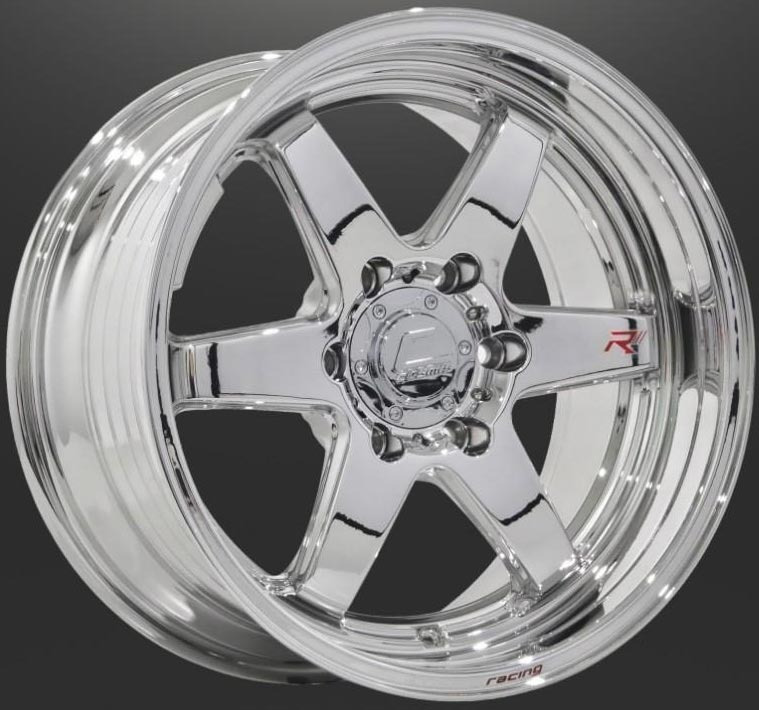 ล้อแม็ก Cosmis TypeR 6รู139 ET27 โครเมียม กว้าง9.5 ขอบ18นิ้ว