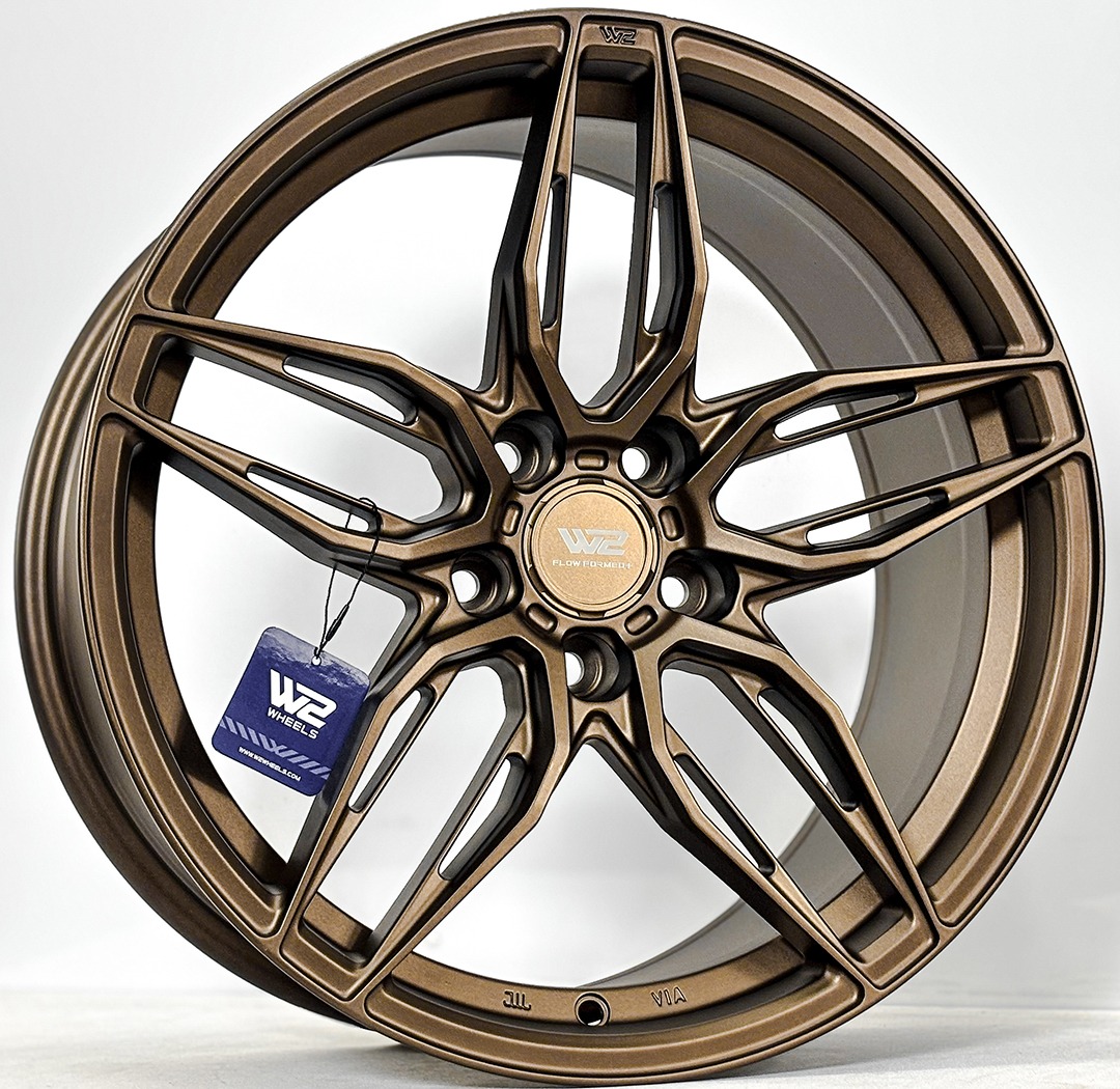 ล้อแม็ก W2 WFF-W Flowforming ขอบ18นิ้ว กว้าง8.5นิ้ว 5รู108 Offset35 สีSatinBronze