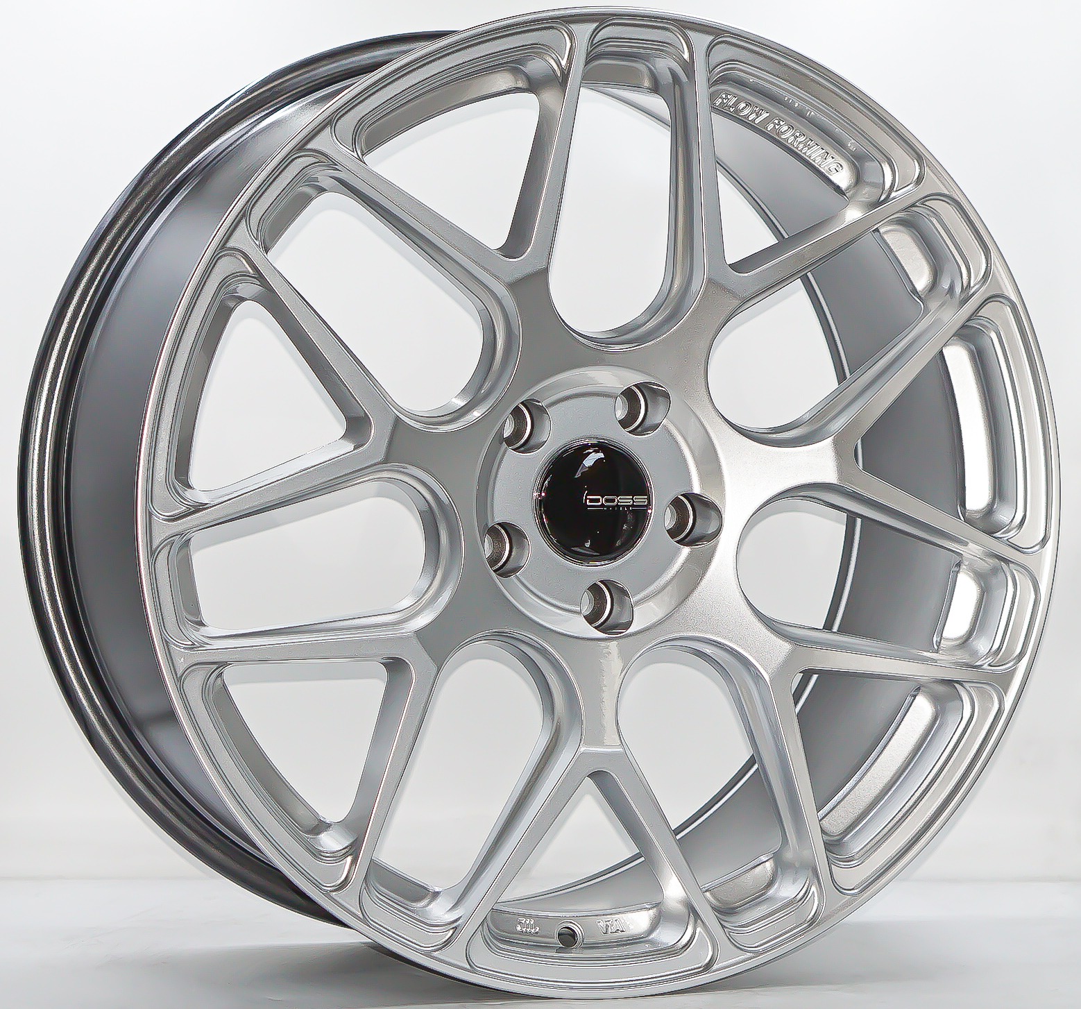 แม็กซ์ใหม่ HRE P40S 5รู112/114.3 ET40 ไฮเปอร์ซิลเวอร์ F8.5 R9.5-19นิ้ว