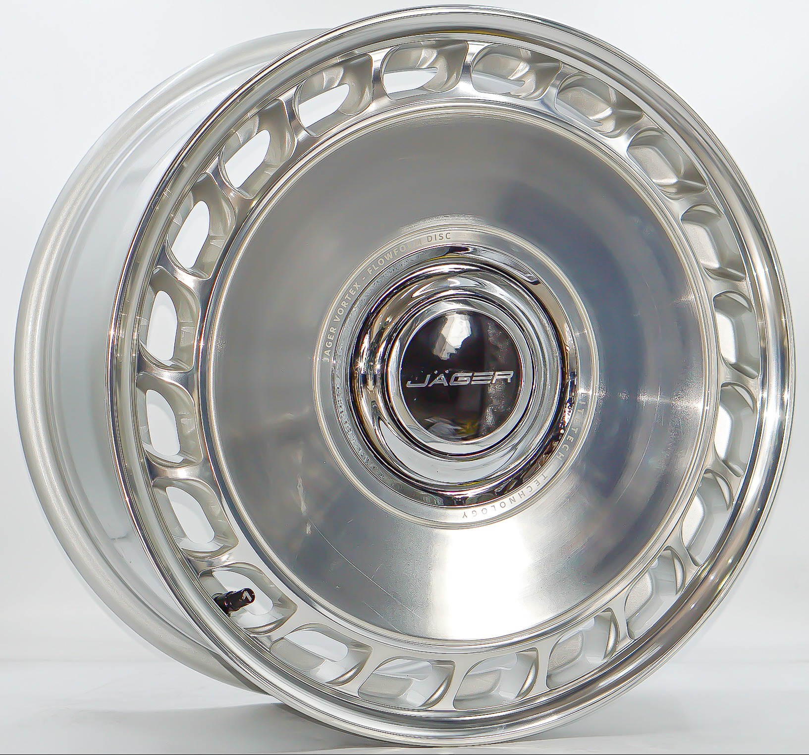ล้อแม็ก Lenso Jager Vortex Litetech+ Flowforming ขอบ18นิ้ว กว้าง8.5นิ้ว 5รู114.3/108 Offset38 สีซิลเวอร์เงา