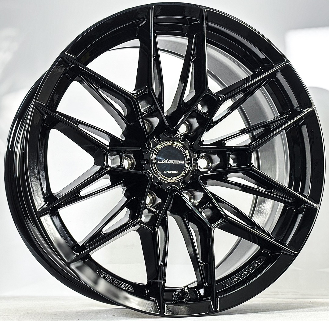 ล้อแม็ก Lenso Jager Mandala Litetech+ FlowForming ขอบ18นิ้ว กว้าง9นิ้ว 6รู139.7 Offset15 สีดำเงา