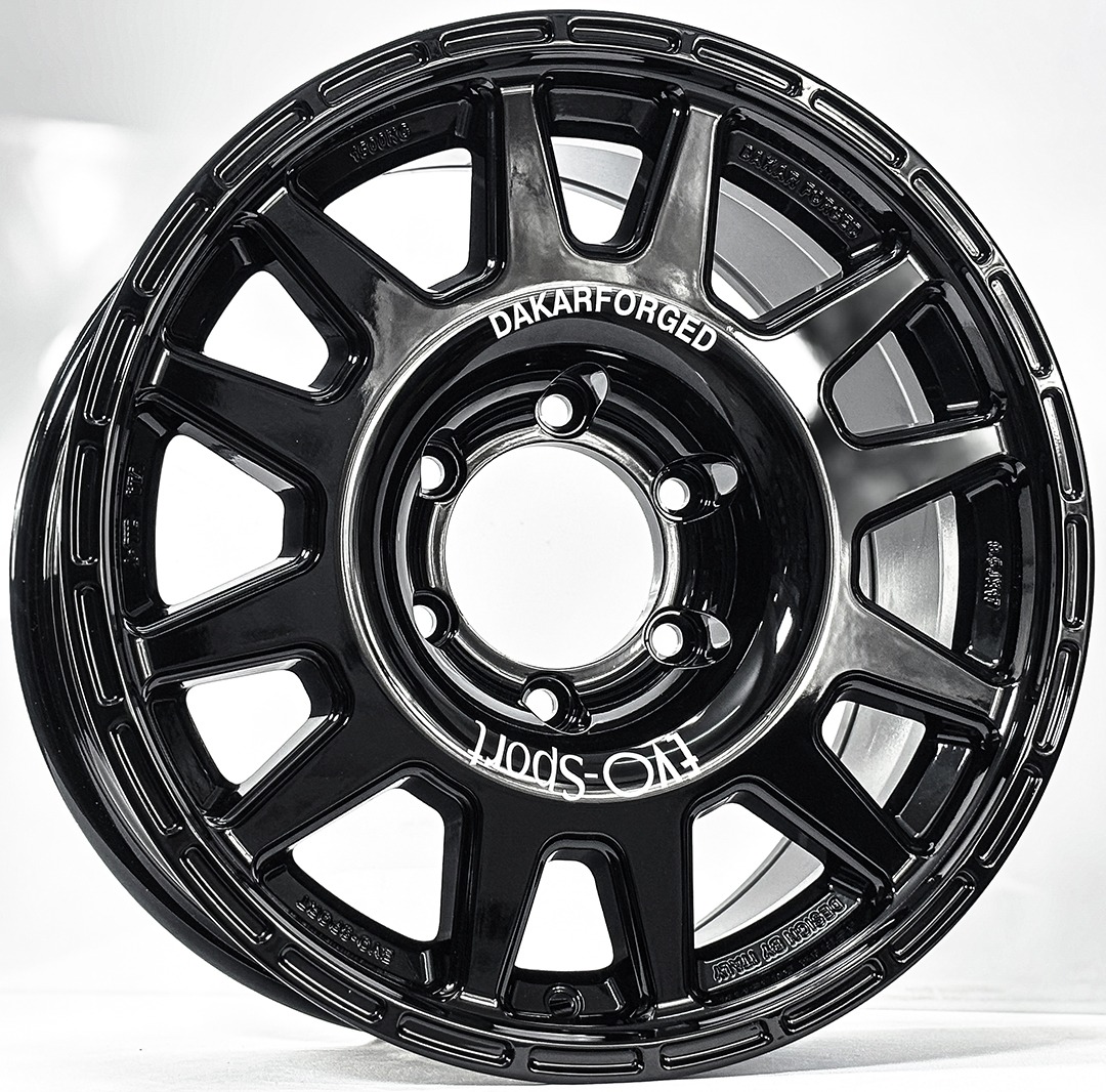 ล้อแม็ก New Evo Cross ขอบ17นิ้ว กว้าง8.5นิ้ว 6รู139.7 Offset20 สีดำเงา